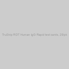 Image of TruStrip RDT Human IgG Rapid test cards, 25/pk